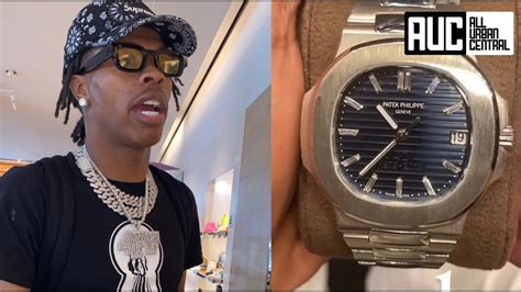 lil baby bought fake watch|lil baby patek philippe.